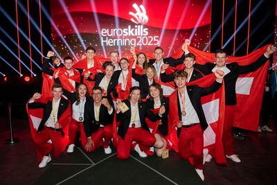 Le SwissSkills National Team aux Euroskills 2025