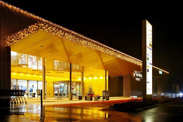 Planification de l’éclairage réalisée par Sonepar. Illumination de Noël