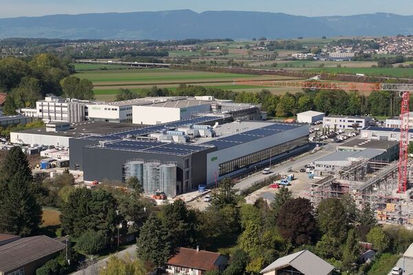 Nouvelle halle de production de Wago à Domdidier