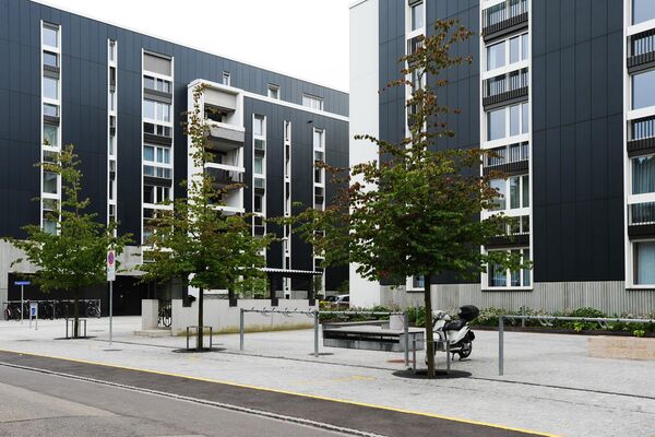 Panneaux photovoltaïques installés en façade