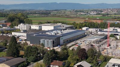 Nouvelle halle de production de Wago à Domdidier