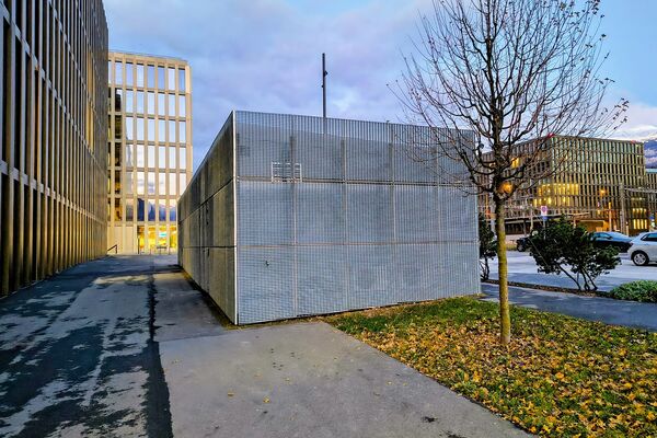Démonstrateur Power-to-Gas de l’EPFL et de la HES-SO : vue de l’extérieur