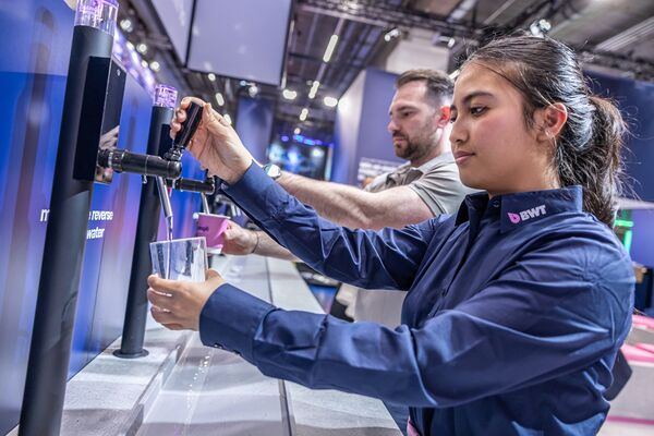 Meilleure eau avec les adoucisseurs BWT