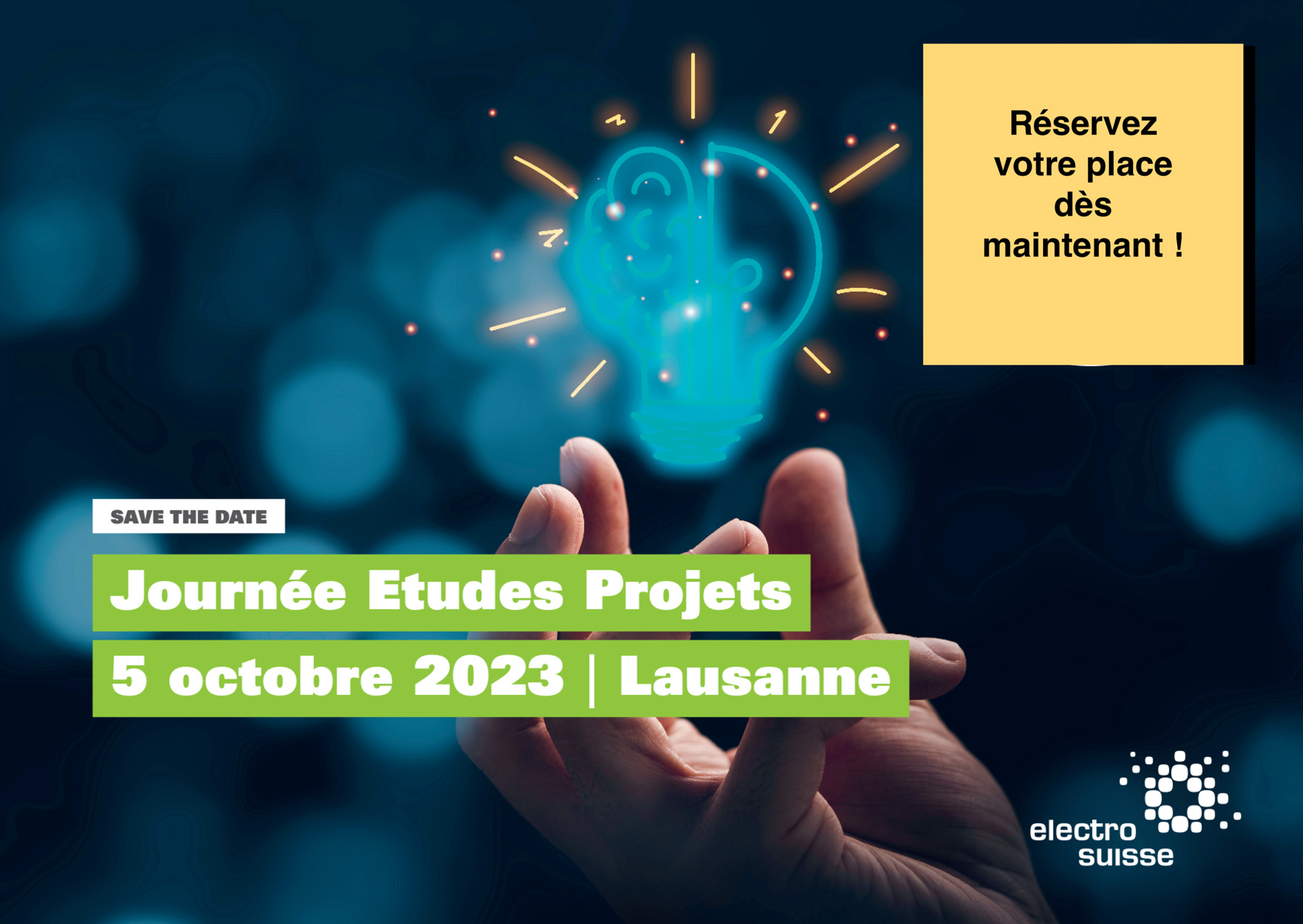 Invitation à la journée Études et Projets de electrosuisse Invitation à la journée Études et Projets de electrosuisse