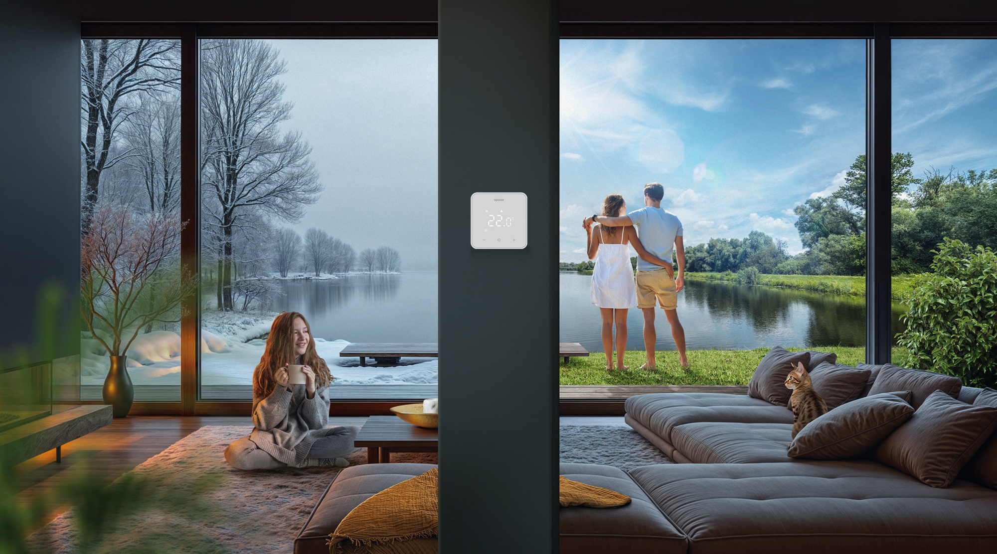 Chauffage intelligent avec Uponor Smatrix AI
