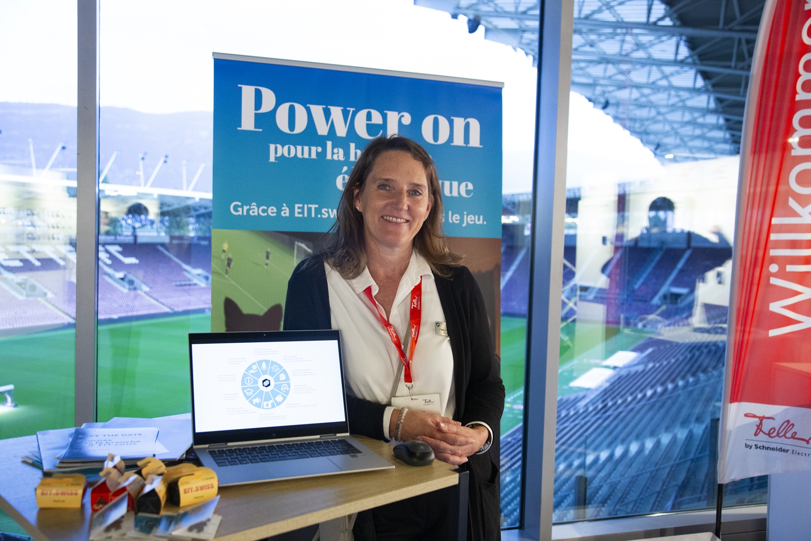 Petra Braun aux Feller Innovations Days à Genève Petra Braun aux Feller Innovations Days à Genève