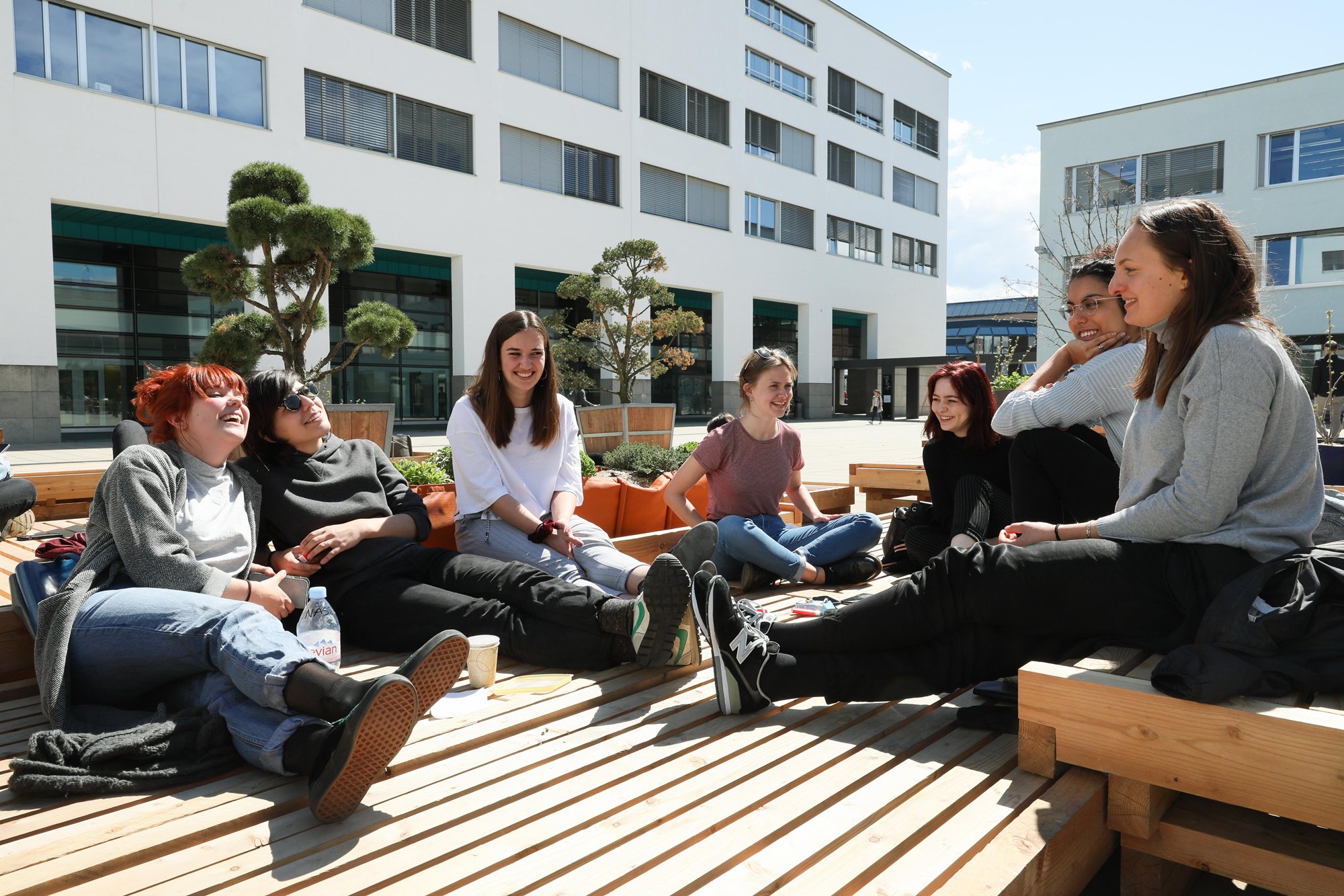 Un campus dédié aux piétons