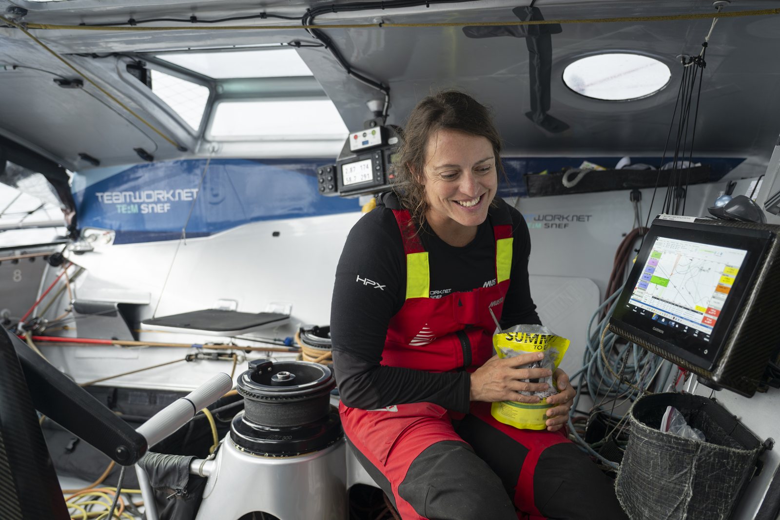 Justine Mettraux vendée globe