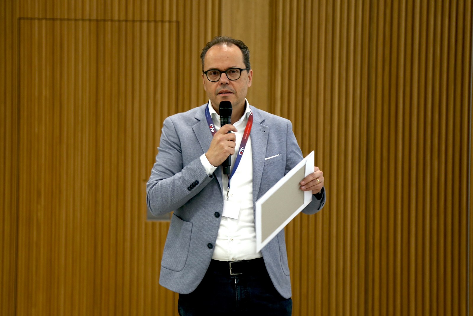 Jürg Rykart lors de l’assemblée générale de l’IRB/GNI