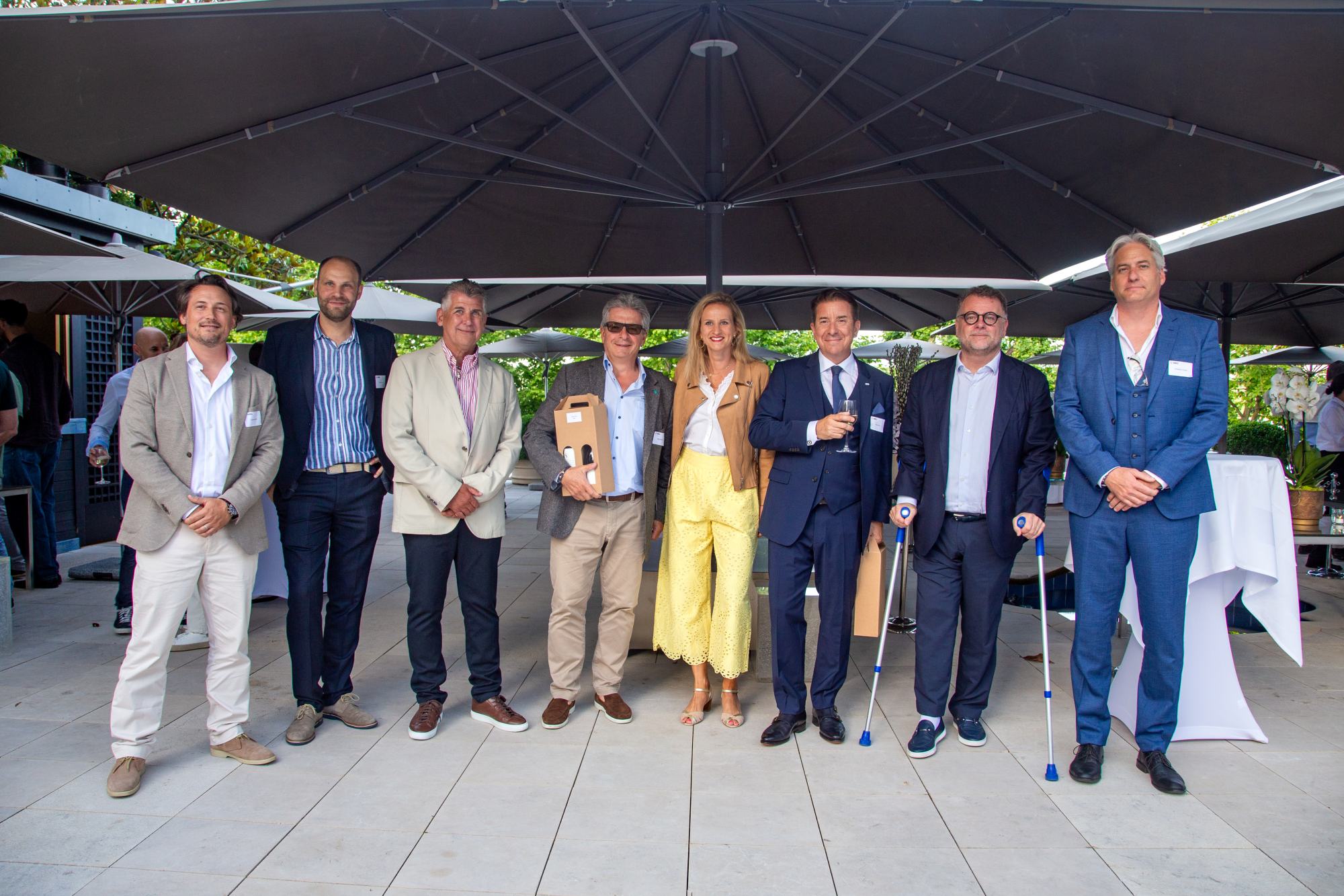 g.à.d. Guillaume Ruedin, Sébastien Volpé, Didier Saxod, Philippe Massonnet, Delphine Bachmann, Olivier Cots, Pierre-Alain L’Hôte, Christophe Cochard