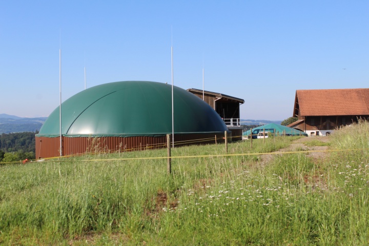 Installation de biogaz agricole